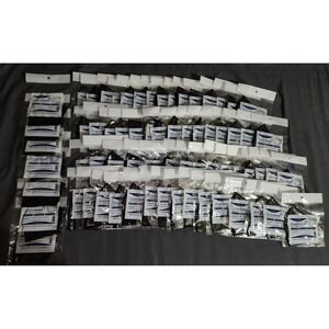 (67) Lot of Unisex Black Droplet Guard 2 Layer Jersey Cotton Face Covering Mask